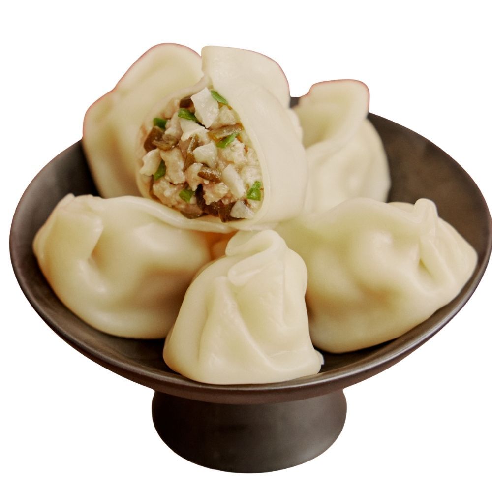 【全國麗園】剝皮辣椒水餃560g  美鳳有約聯名 爆量塞滿市售 2.5 倍剝皮辣椒 每顆28g粒粒飽滿 冷凍水餃, , large