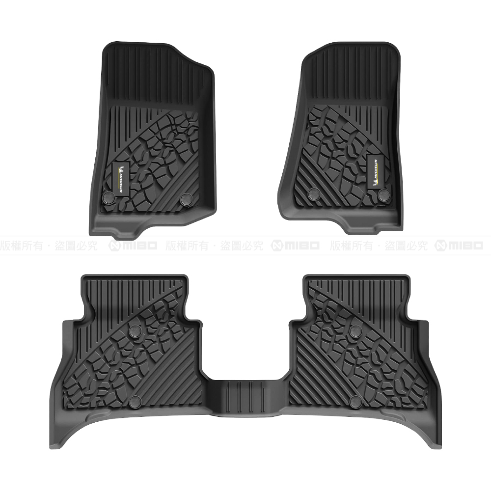 MICHELIN JEEP WRANGLER  2021- All-inclusive 3D Floor Mats, , large