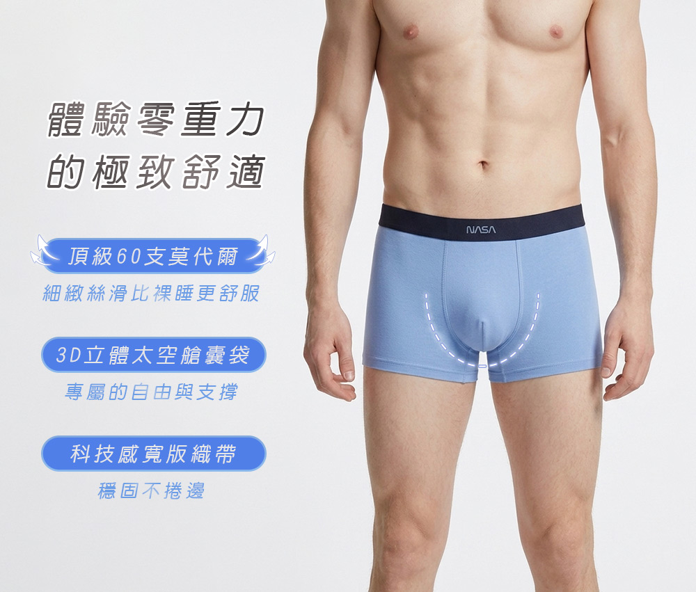航太系列無痕60支莫代爾貼身褲【ONEDER 旺達棉品】NS-CM1105, , large