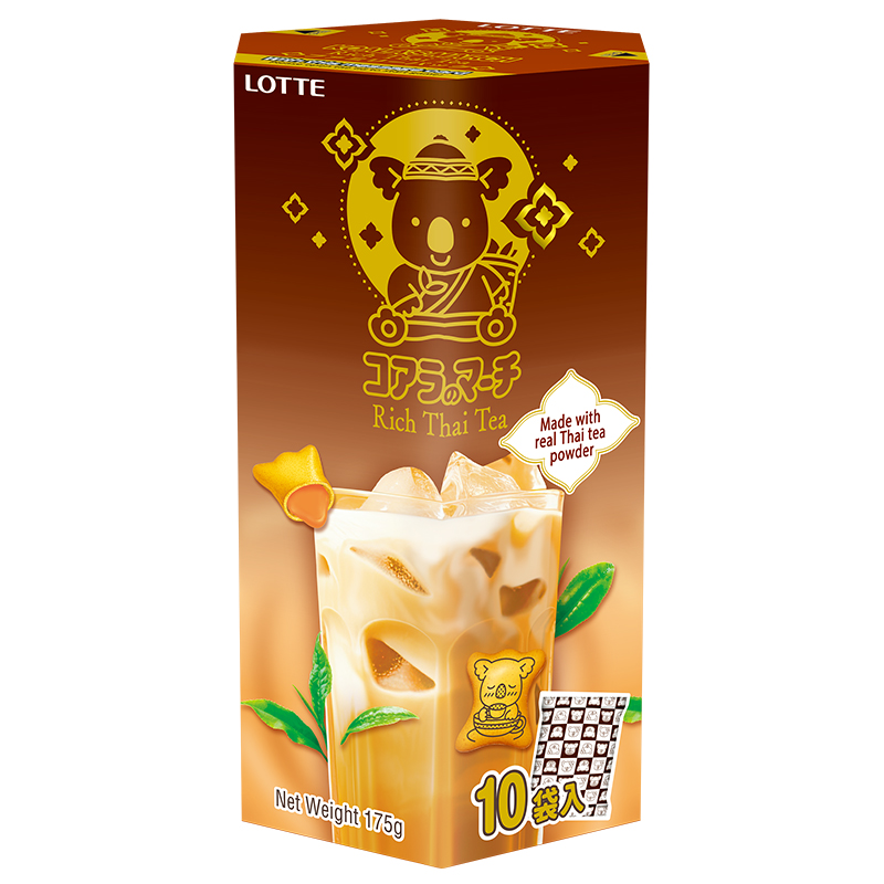 樂天小熊餅家庭號-泰奶風味175g, , large