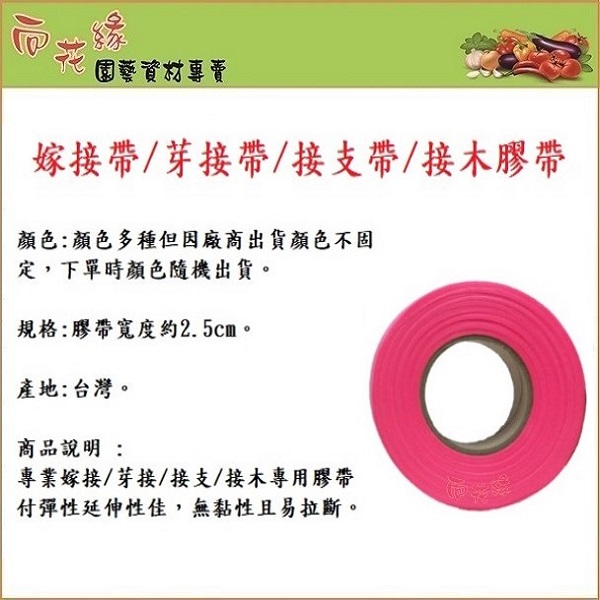 【向花緣】嫁接帶/芽接帶/接支帶/接木膠帶 - 寬2.5cm, , large