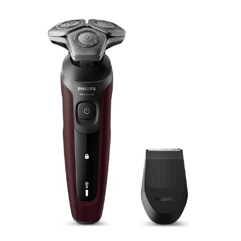 【Philips 飛利浦】SkinIQ乾濕兩用5分鐘快充電動刮鬍刀 S5388/02 360&deg;靈動刀頭 全機水洗 買就送CME-SK500, , large