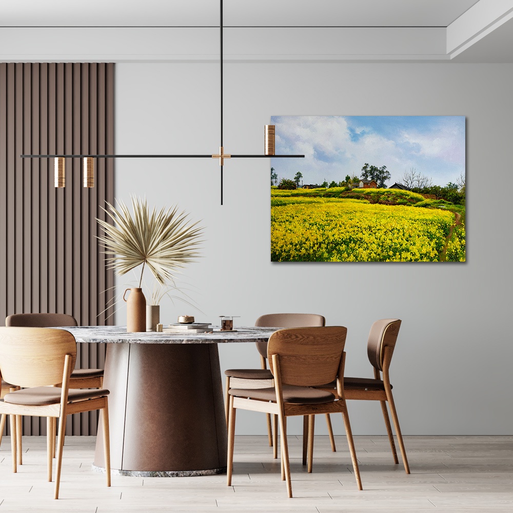 【御畫房】油菜花 國家一級畫師手繪油畫60&times;80cm(VF-02), , large