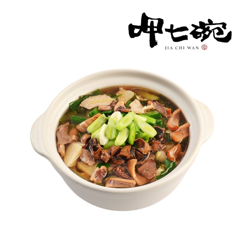 呷七碗 台式魷魚螺肉蒜1500g(冷凍), , large