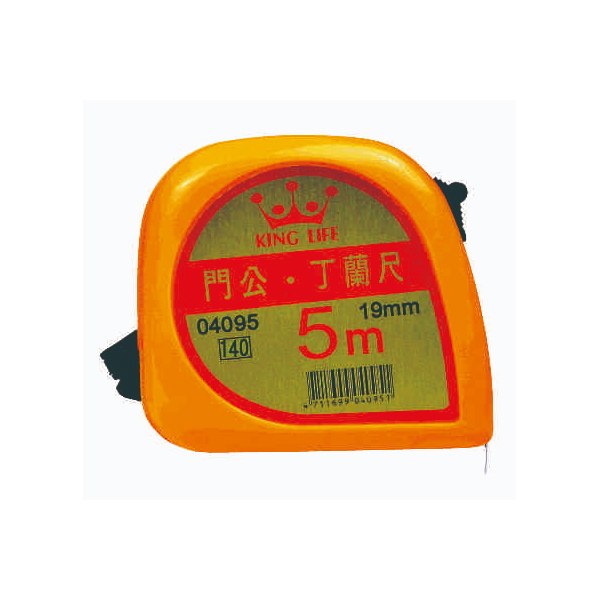【 徠福 】彩色門公捲尺(5m四用19mm) / 個 NO.4095, , large