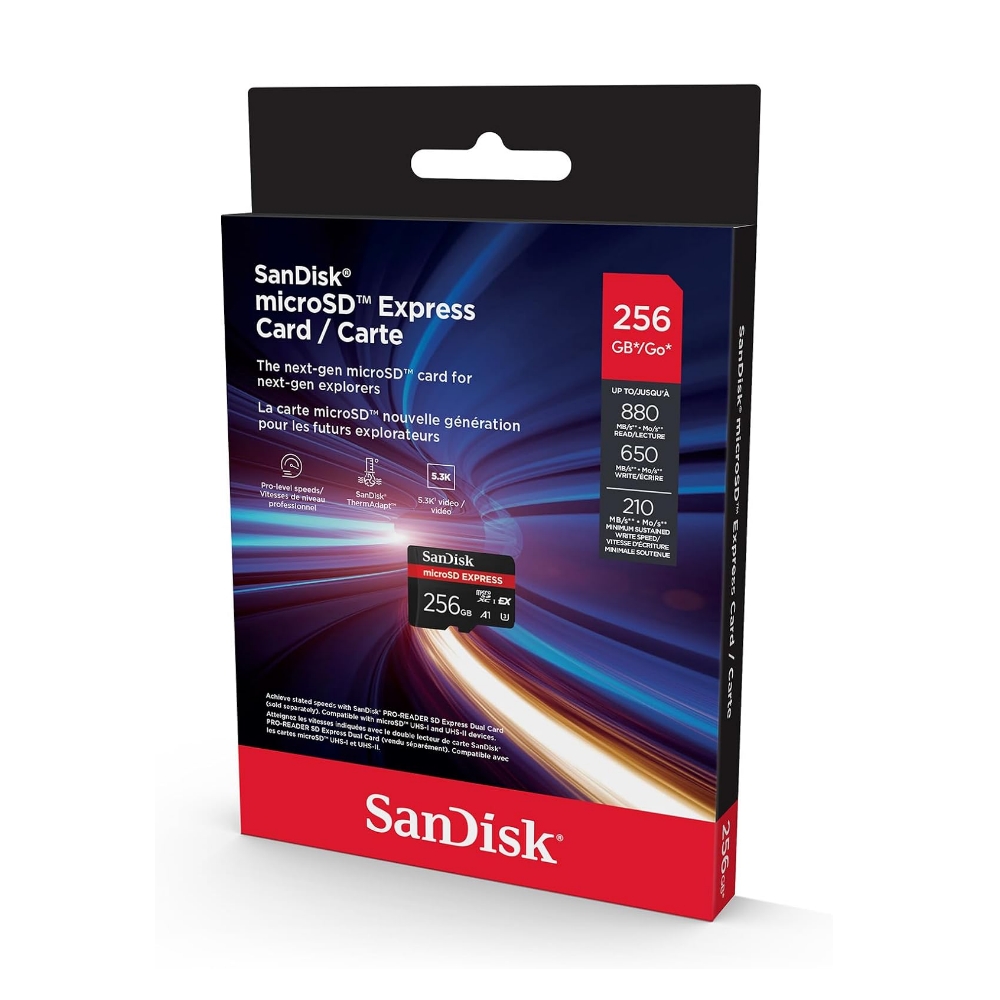 【SanDisk】 EXPRESS 256G UHS-I U3 A1 microSDXC 記憶卡, , large