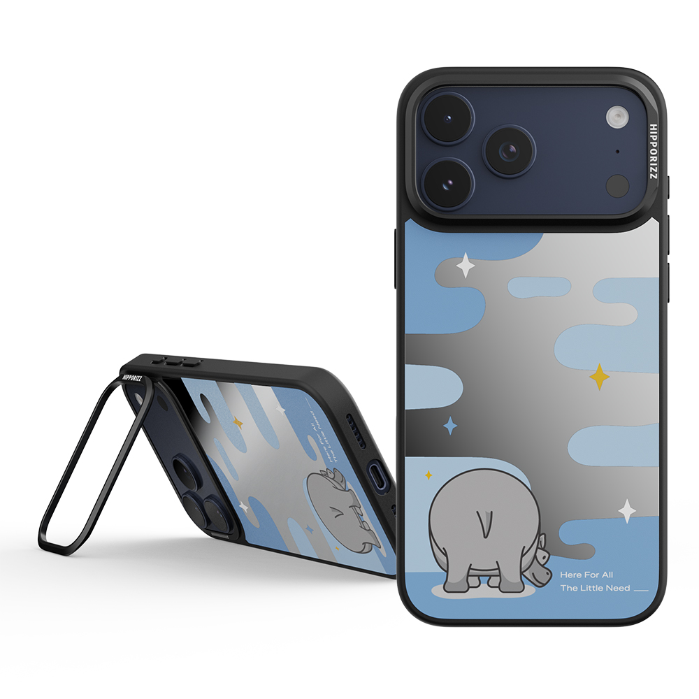 【HIPPORIZZ】iPhone 17 Pro Max Mirra鏡⾯磁吸⽀架殼 河畔, , large