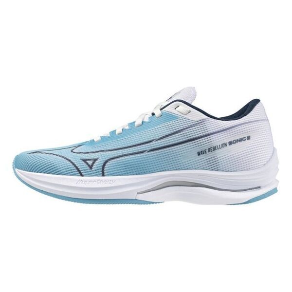 Mizuno Wave Rebellion Sonic 2 女 慢跑鞋 路跑 競速 訓練 水藍 [J1GD243071], , large