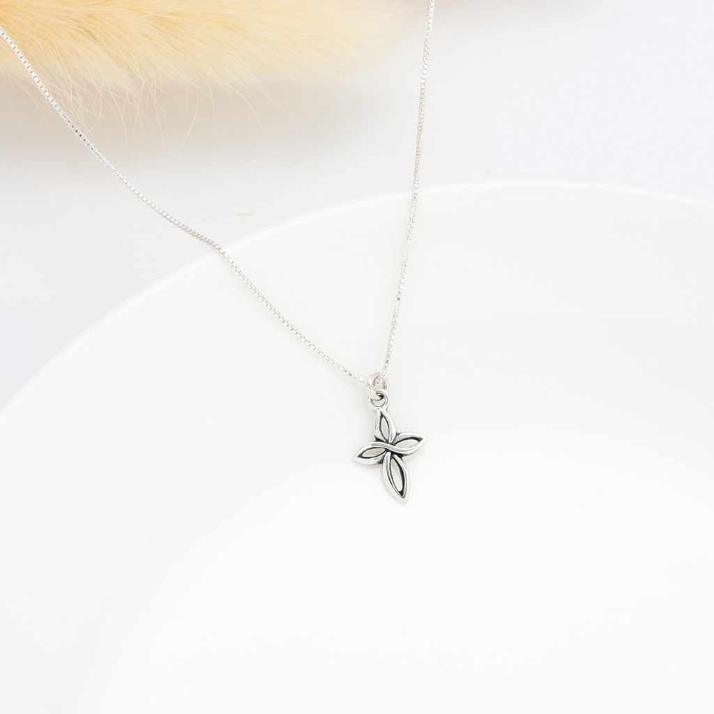 【Angel & Me】Wish Cross s925 sterling silver necklace Valentine Day gift, , large