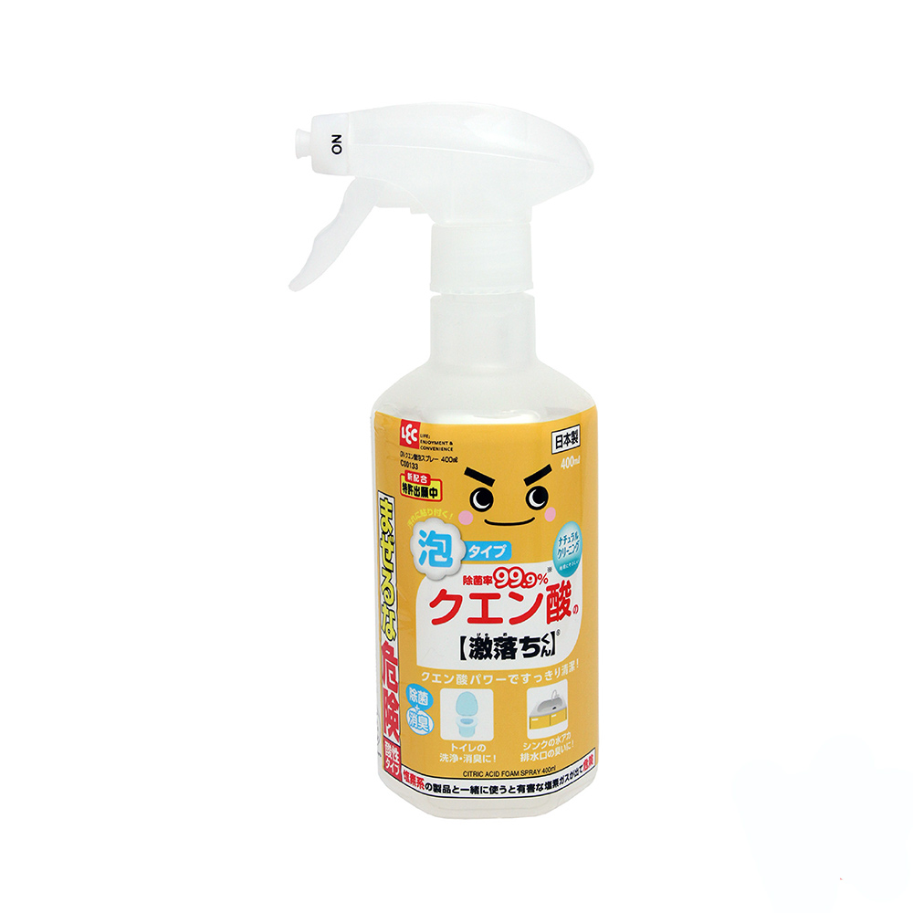 【唯可】LEC激落君檸檬酸泡沫去污噴劑400ml(日本製), , large