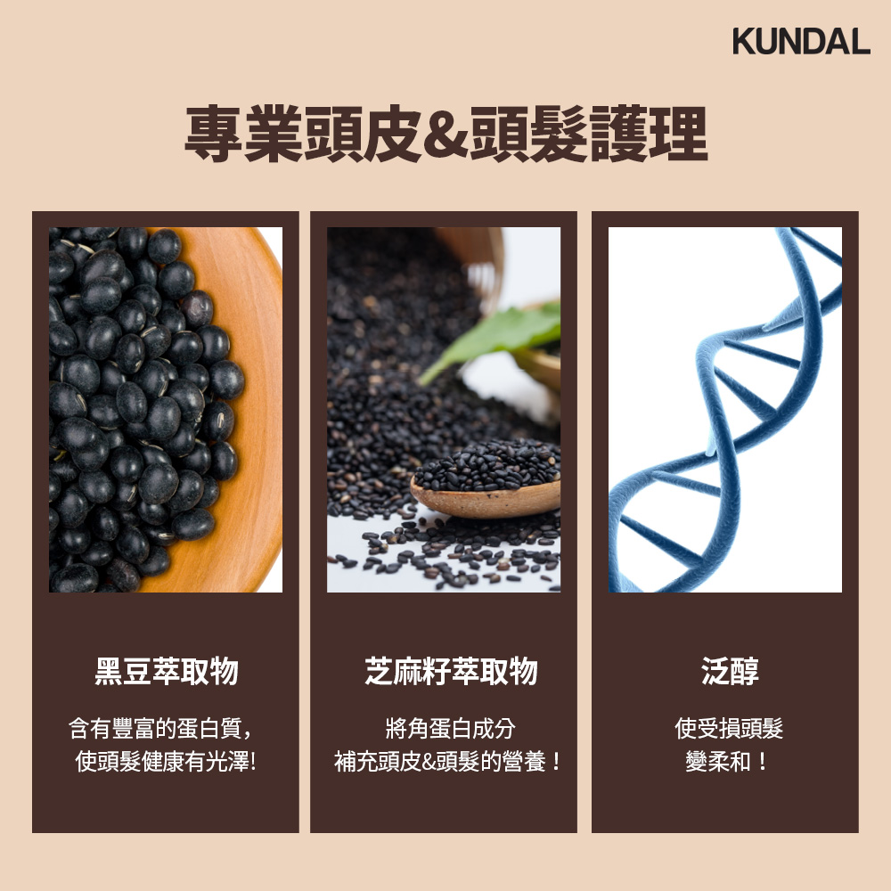 KUNDAL Honey Macadamia SHAMPOO, , large