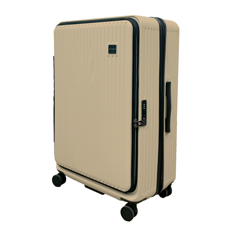 NaSaDen Rhein Series [Camel Gold]25" Front Opening Luggage, , large