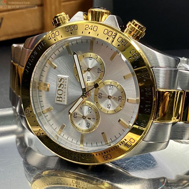 [TIMEMASTER] BOSS watch, 44mm, HB1512960, , large