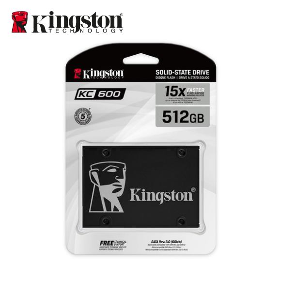 【Kingston】金士頓 2.5吋 512GB SATA3 SSD 固態硬碟 SKC600 高速550MBs, , large