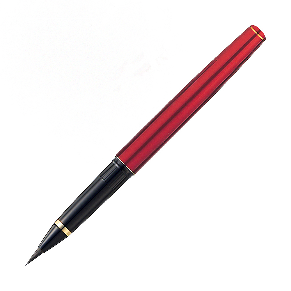 【Kuretake 吳竹】萬年毛筆 赤軸 /支 DT141-13C(日本製), , large