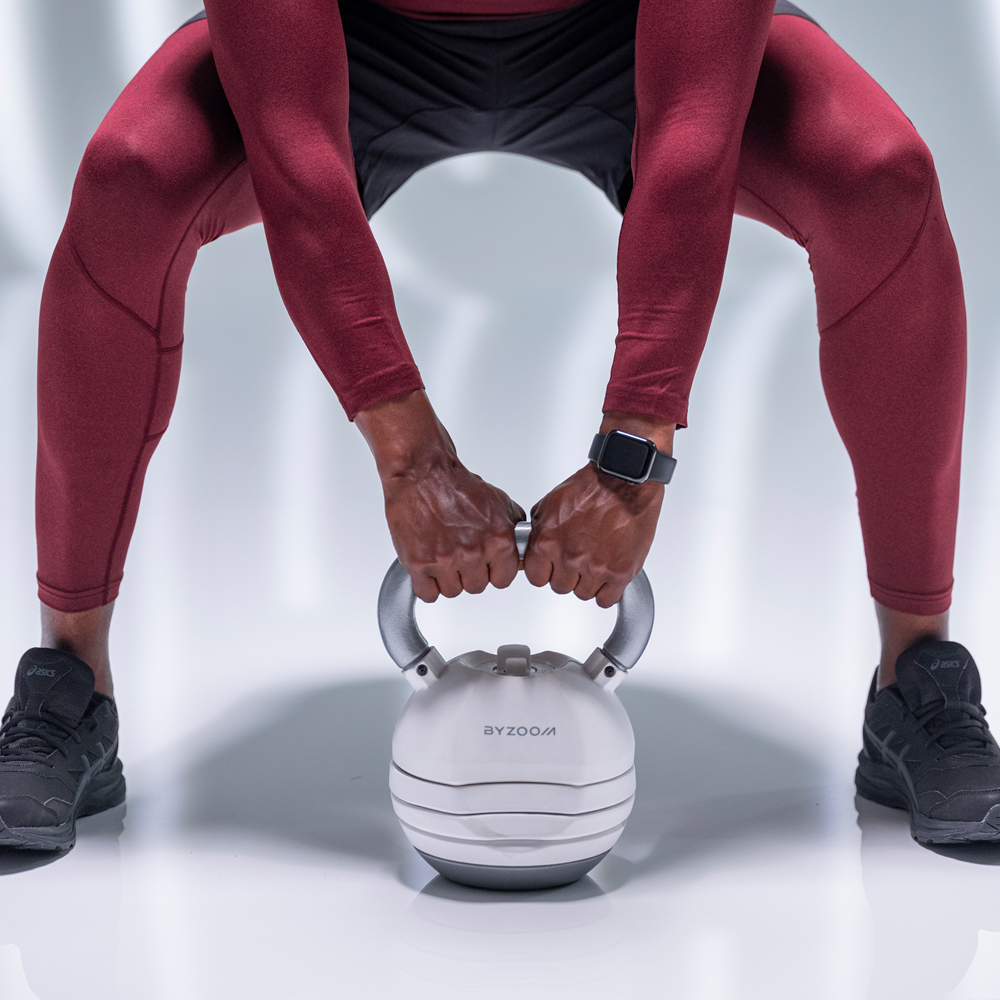 【BYZOOM FITNESS】Pure Series 22.6kg(50LB) 5段重量 可調式壺鈴, , large