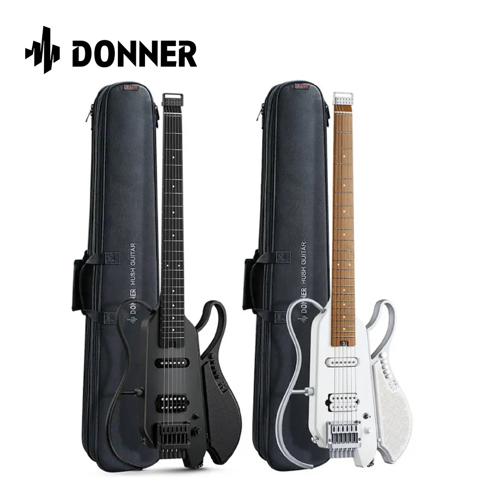 DONNER HUSH-X LIVE 電吉他 黑色/白色【敦煌樂器】, , large