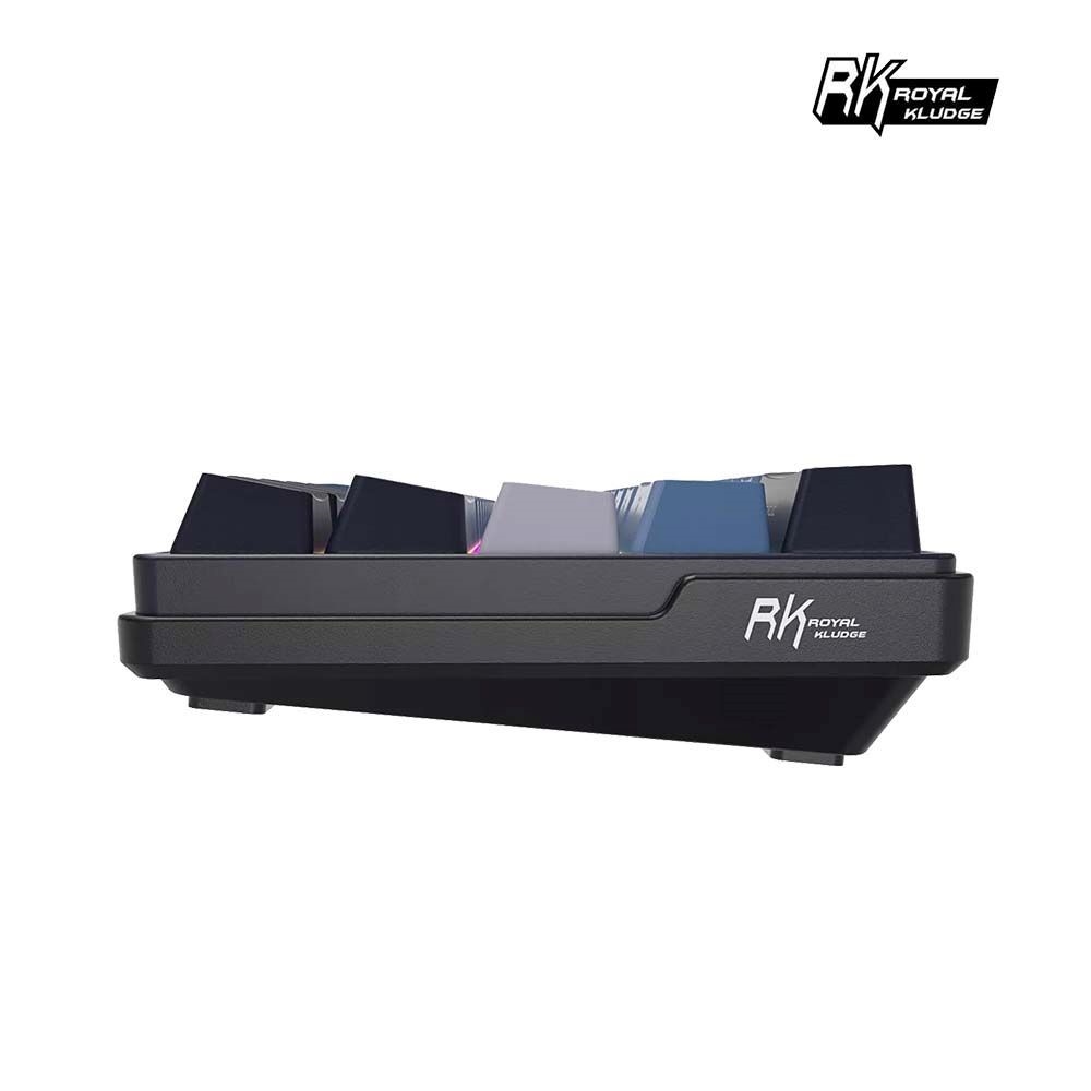 [樂維科技]RK 61 PLUS 60% 藍牙三模無線機械鍵盤K黃軸 RGB 靛藍｜中文, , large