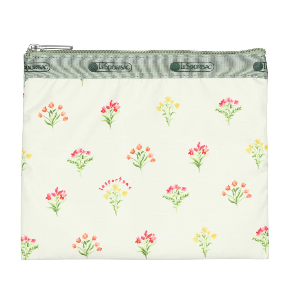 Lesportsac Deluxe Everyday Bag 經典斜背包 側背包 通勤旅行包 女包 男包(盛夏草原), , large