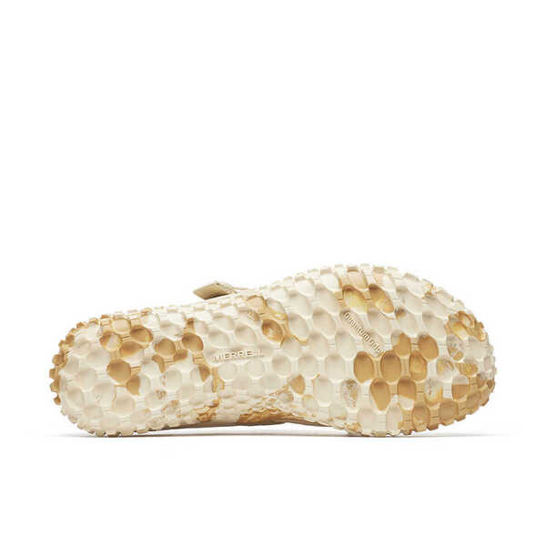 Kixpress-Merrell Wrapt Slide Nubuck 女 運動休閒鞋 舒適 磨砂皮鞋 白楊木色 [ML008320], , large
