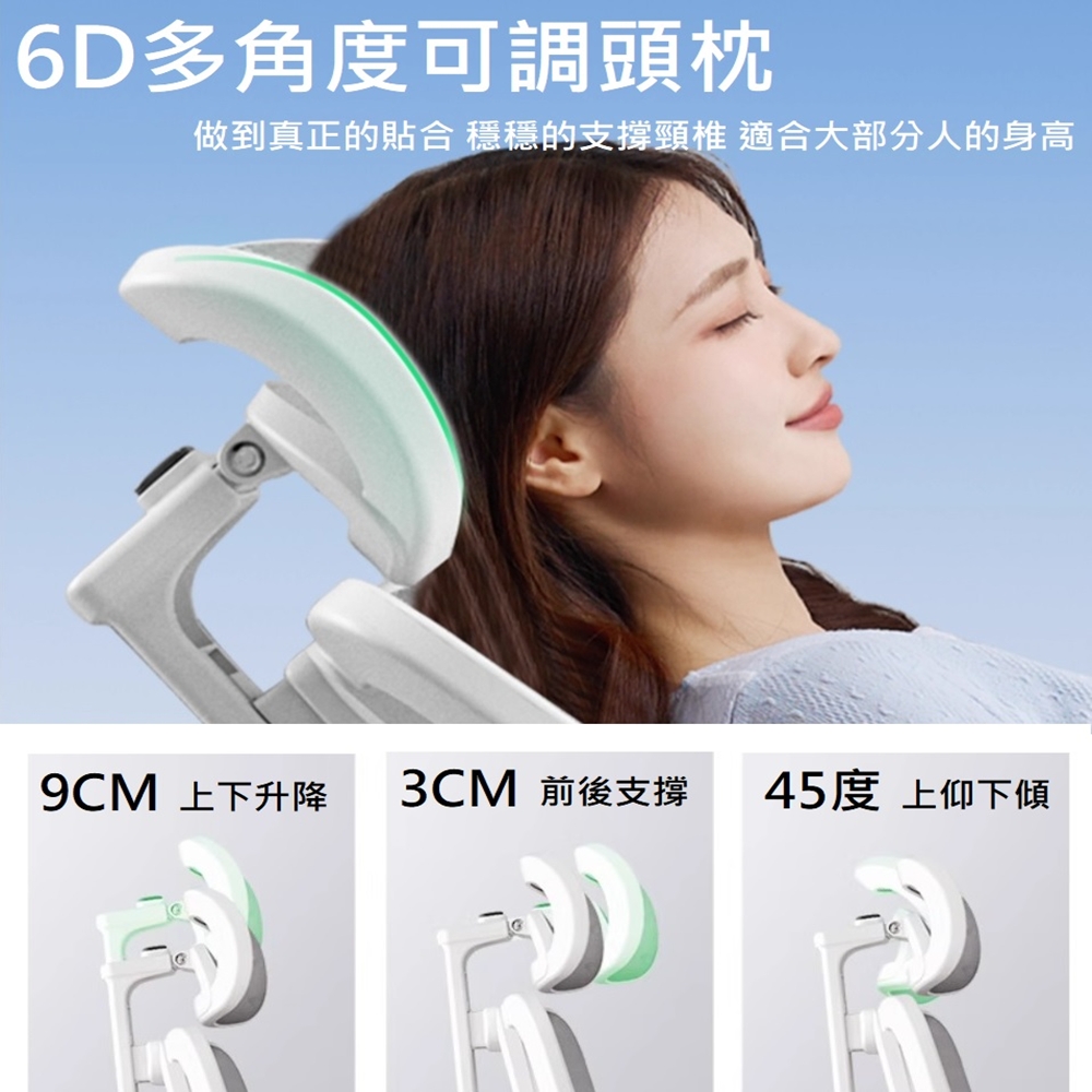 【HTGC】XD頂級 人體工學椅(人體工學設計+坐墊耐久坐+可後仰)電腦椅 辦公椅 電競椅, 黑框黑網205, large