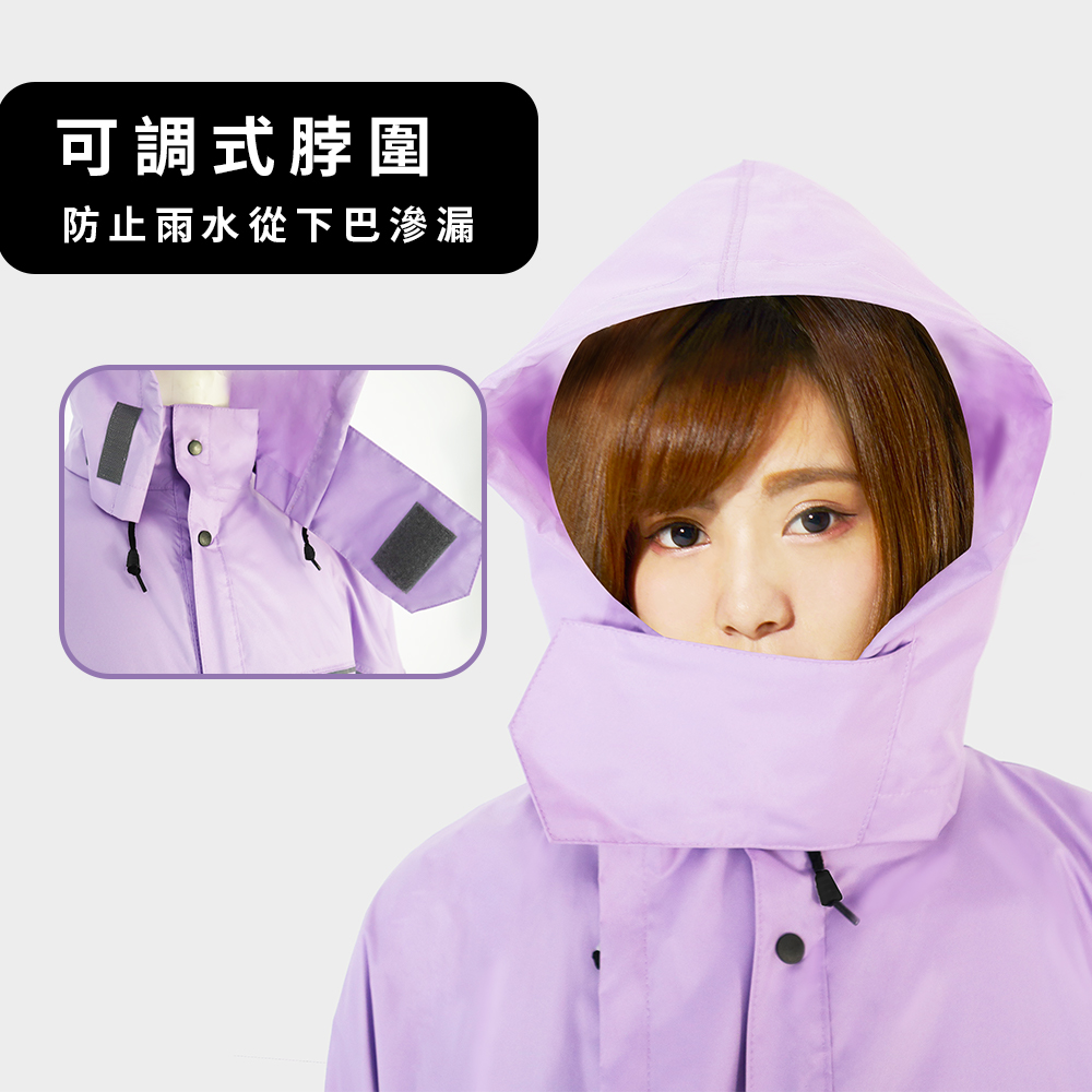 [TDN]丹寧導流前開雨衣速乾防水連身雨衣EU4500 加長型 藏青, , large