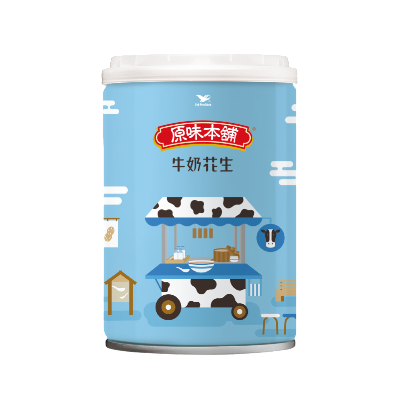 原味本舖牛奶花生CAN255g, , large