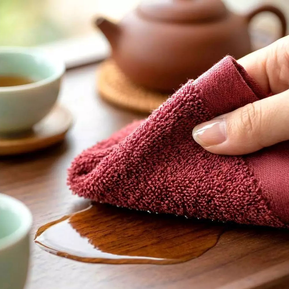 [凱美棉業] 台灣製造 100%純棉 經典茶席專用方巾 / 泡茶抹布（34&times;34cm）, , large