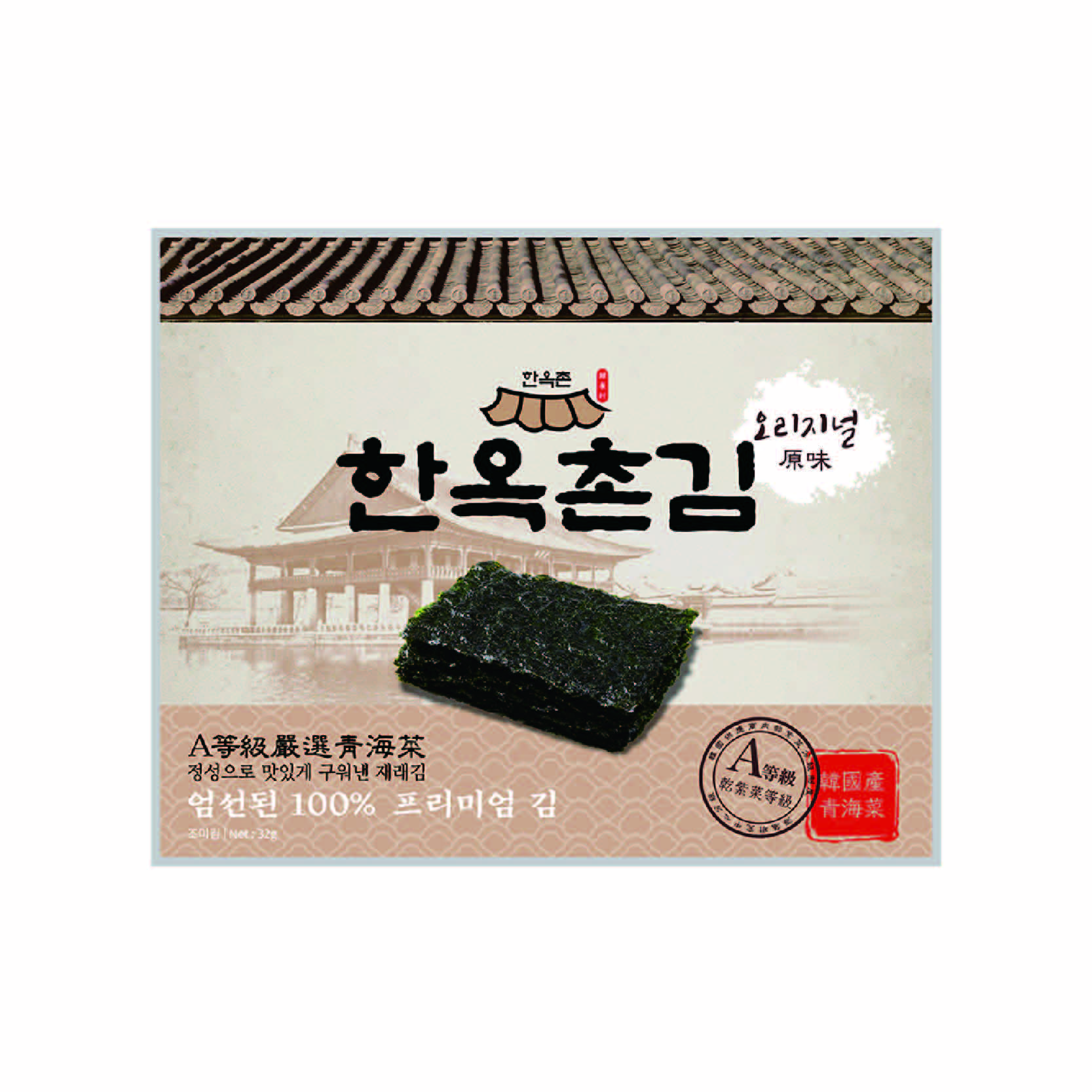 韓玉宅青海苔-原味32g, , large