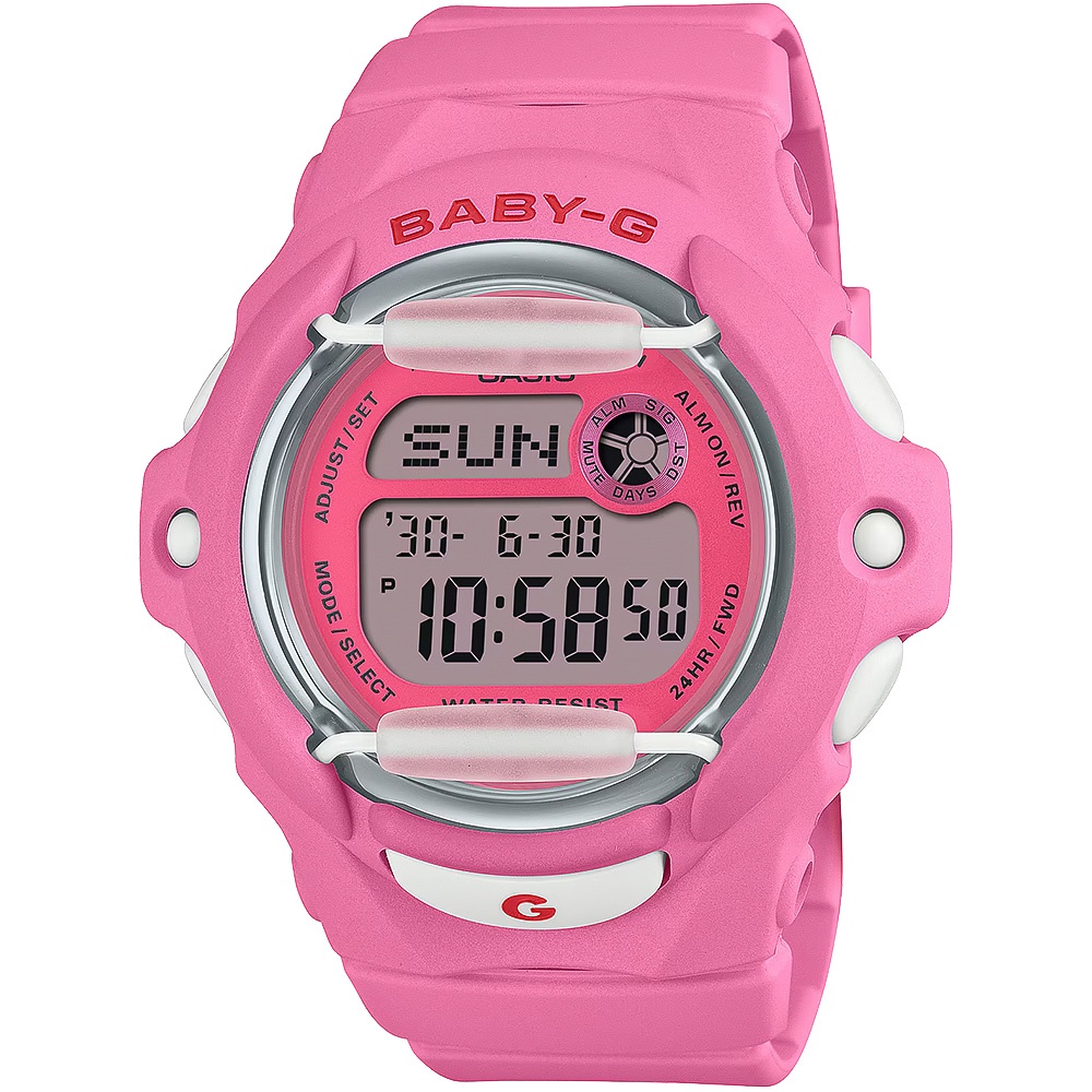 CASIO 卡西歐 Baby-G 甜美櫻桃 電子錶 手錶-粉 BG-169CH-4, , large