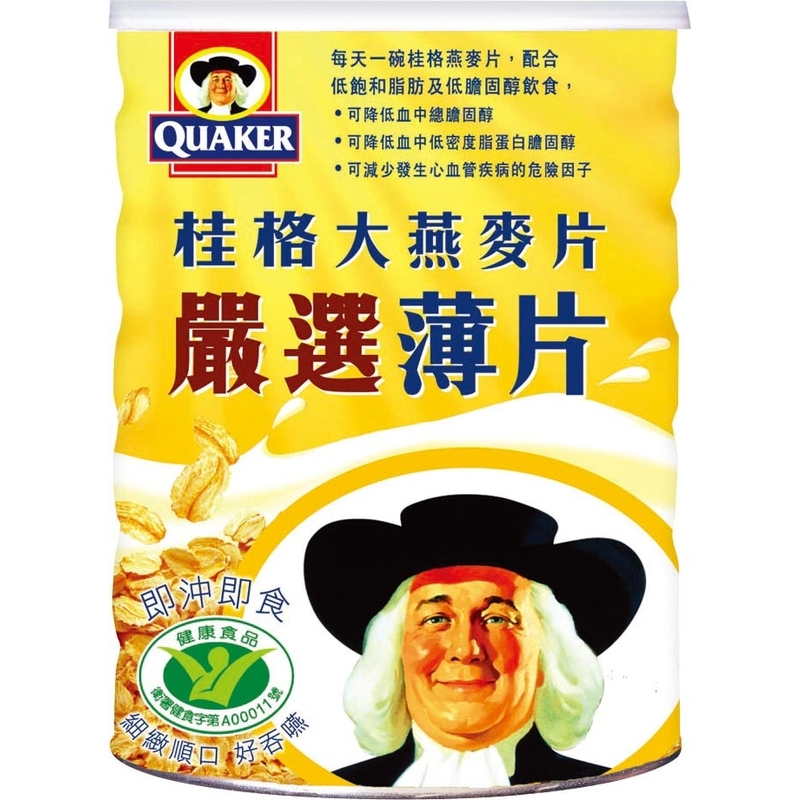桂格大燕麥片嚴選薄片800g, , large