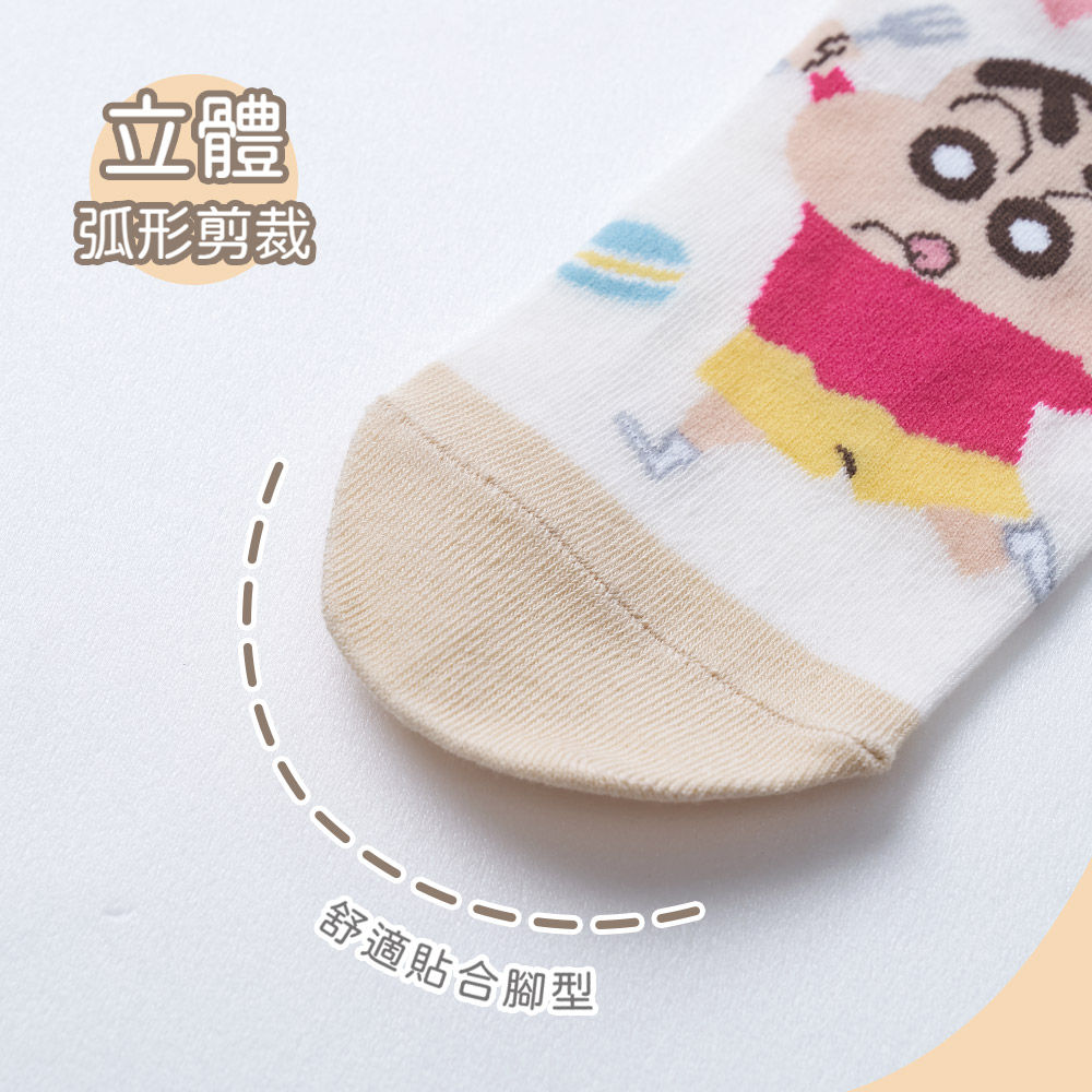 (多款)蠟筆小新直版襪【旺達棉品】SC-A540, , large