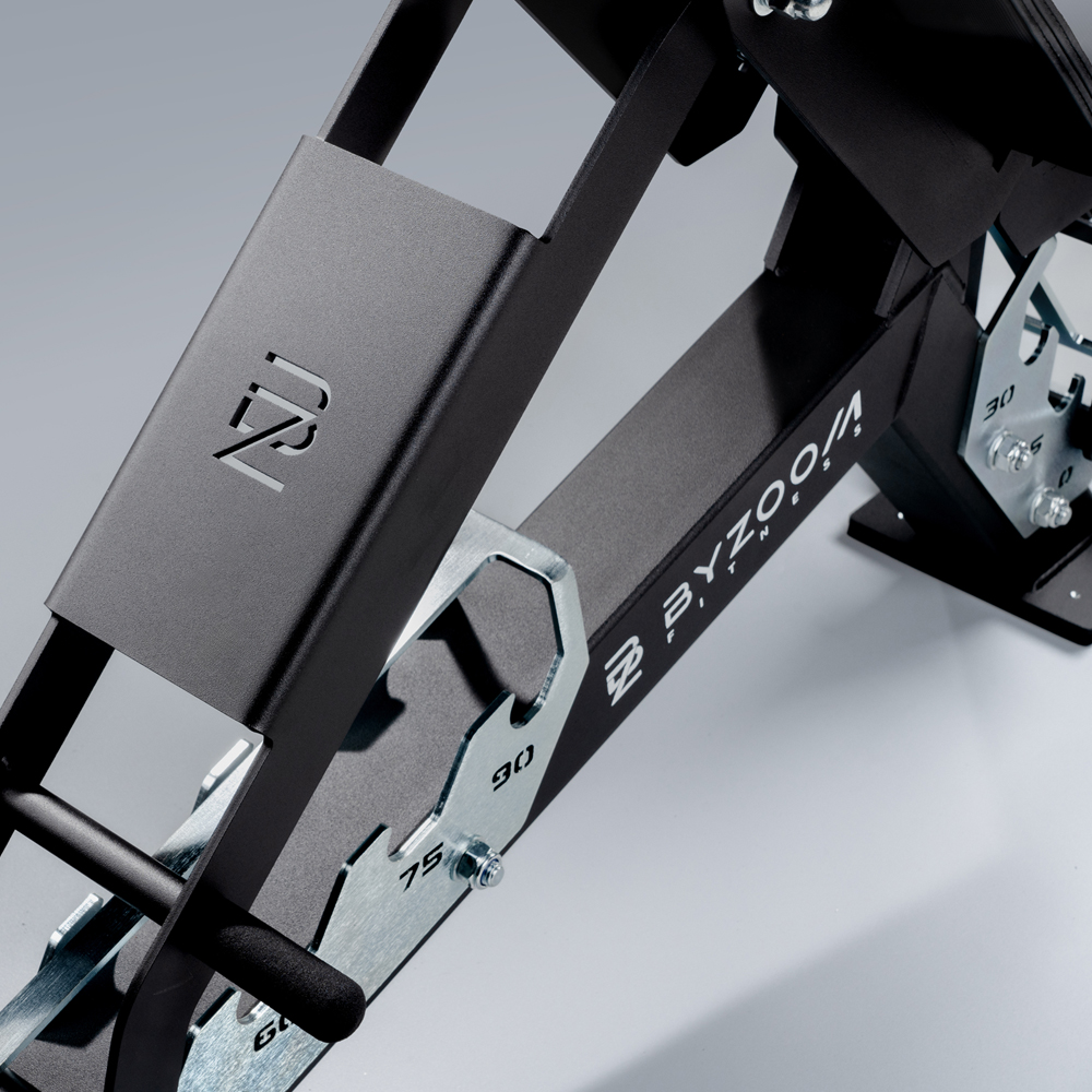 【BYZOOM FITNESS】Power series 負角度調整健身椅(黑), , large