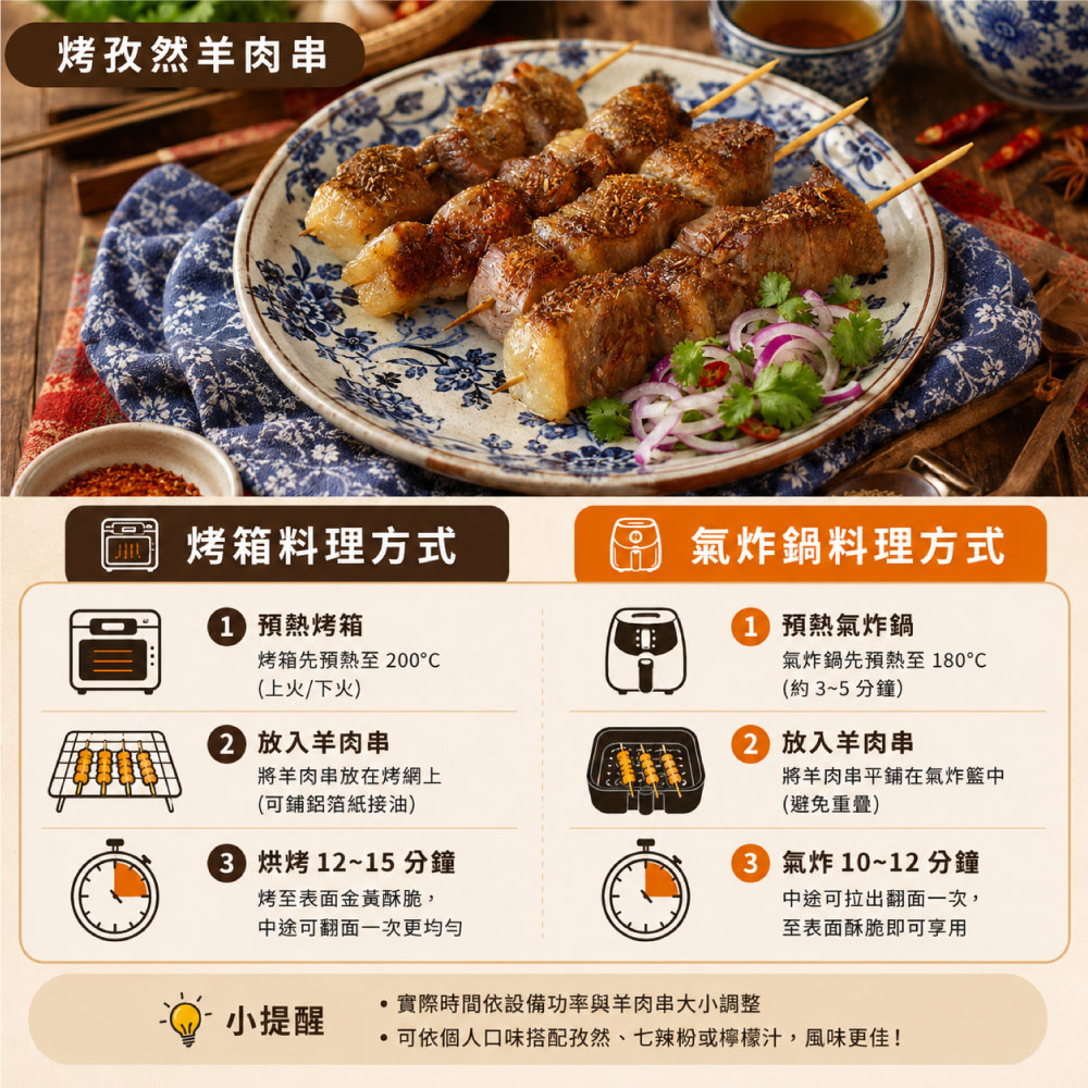 約克街肉鋪 孜然羊肉串18串(40g&plusmn;10%/串_3串/包), , large
