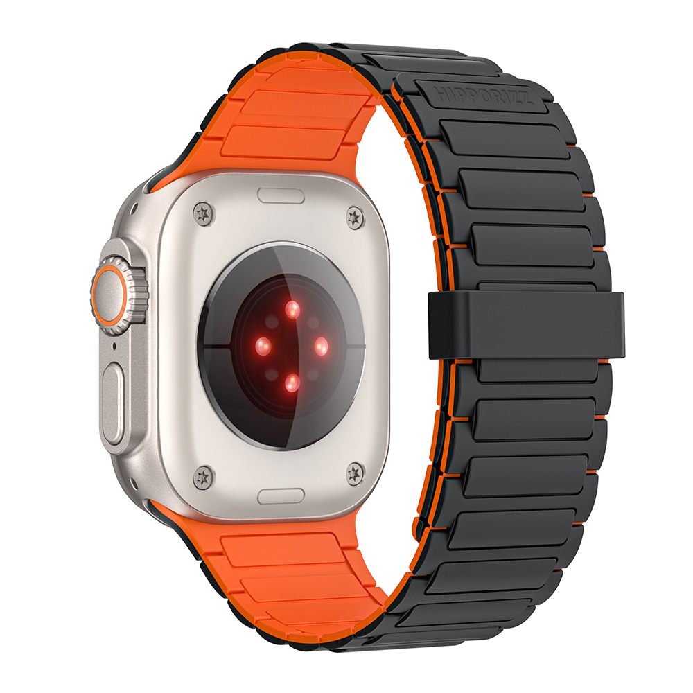 【HIPPORIZZ】Magnix 磁吸錶帶 Apple Watch (42/44/45/46/49mm) 黑橘, , large