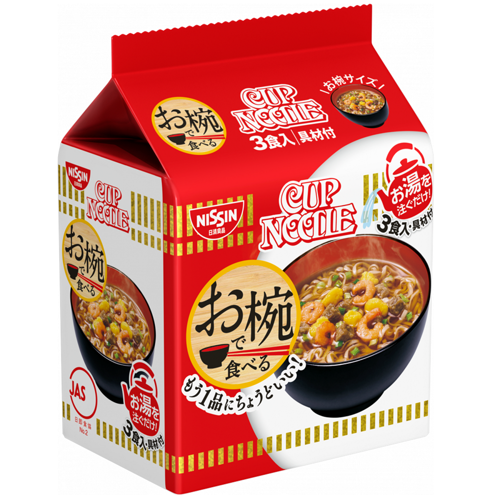 Nissin small noodle-soy sauce, , large