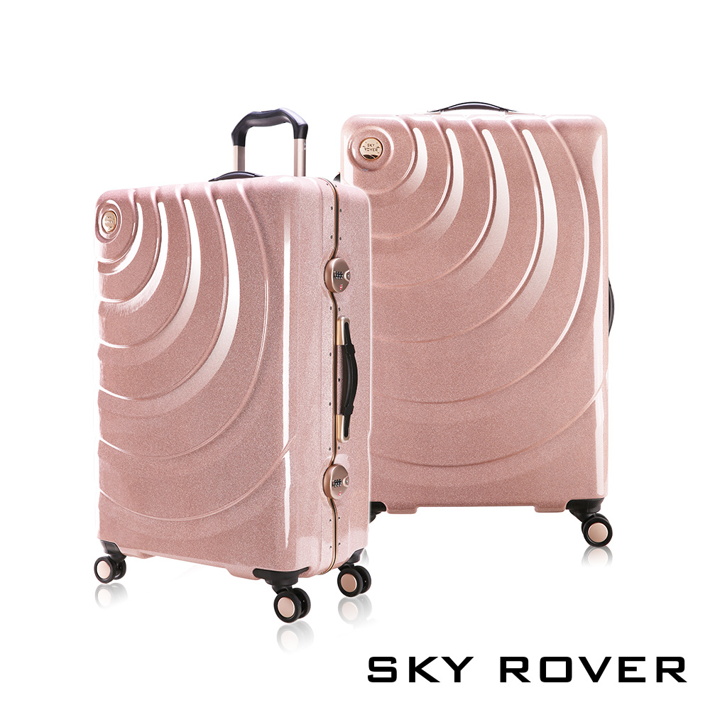 【PANTHEON PLAZA】展示品限量出清 SKY ROVER 19吋 魔幻星辰 鋁框硬殼行李箱 SRI-1547J 魔幻金, , large