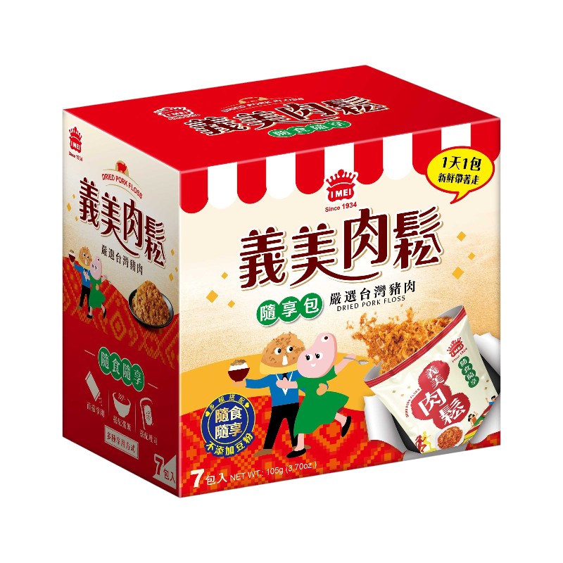 義美純肉鬆（隨享包）-原味105g, , large