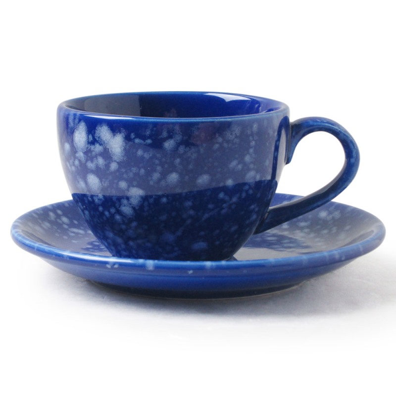 [豐名日本餐具] 咖啡杯組 石目藍釉 / C00CS1-129-4, , large