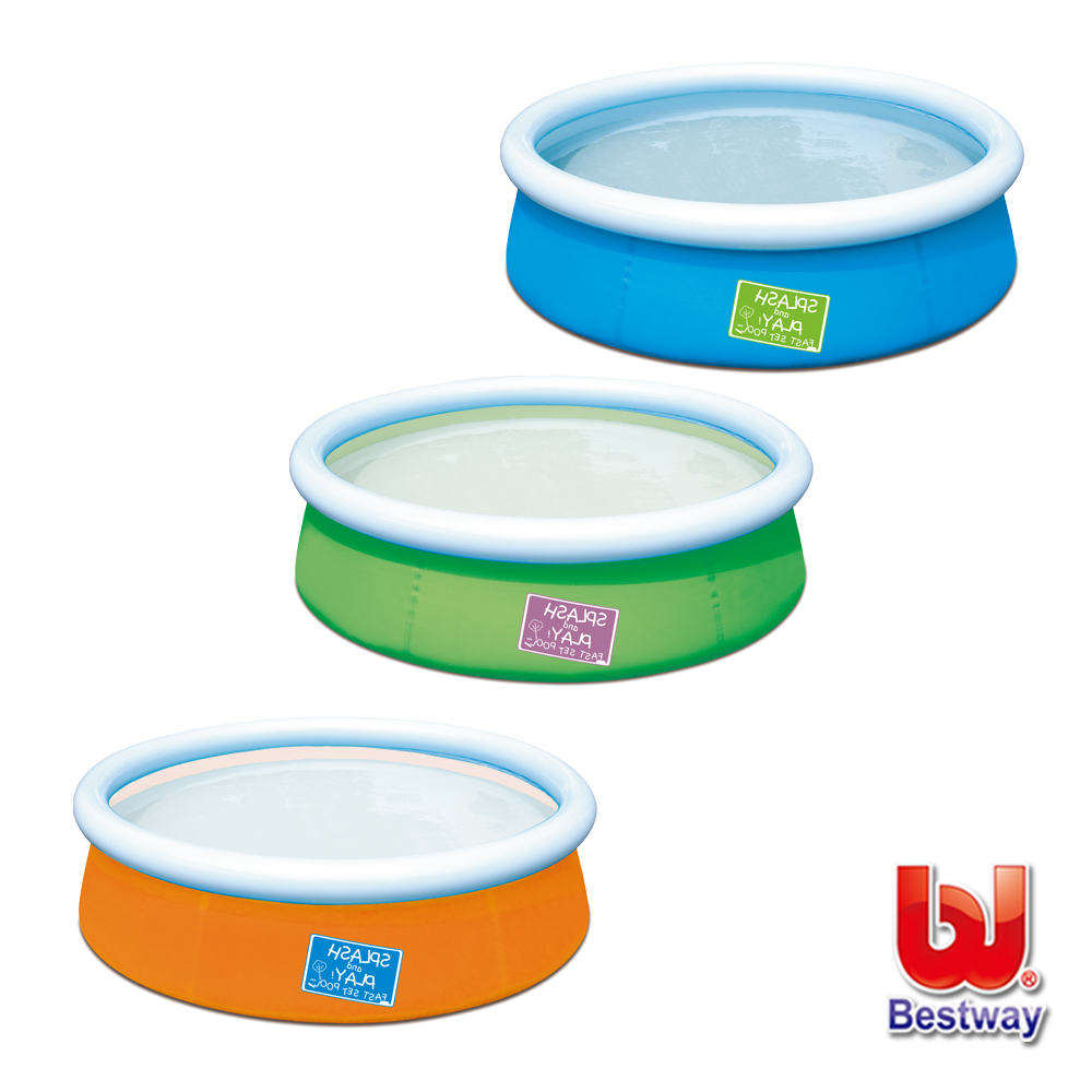 Bestway 快速充氣環游泳池 隨機顏色, , large
