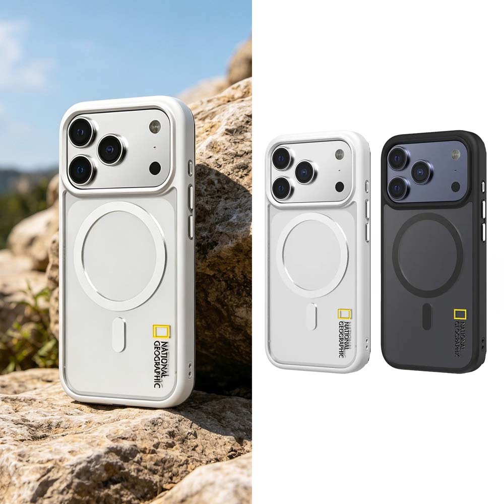 【山水之寶】National Geographic 國家地理 iPhone 17Pro/17Promax手機殼 Matte磁吸霧面保護殼 防指紋手機殼 原廠公司貨, , large