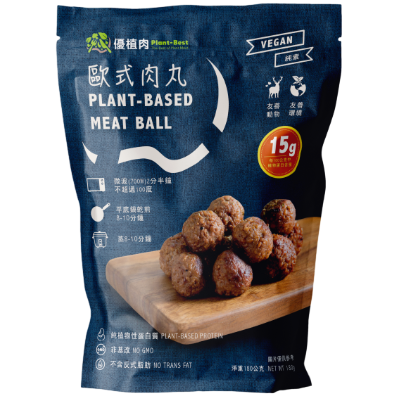 優植肉歐式肉丸(全素), , large