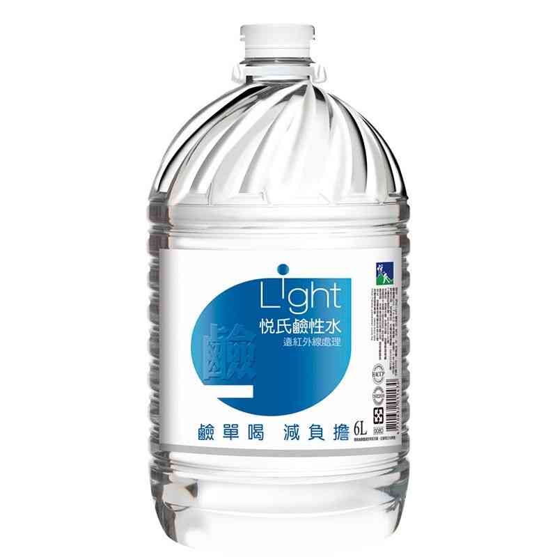 悅氏Light鹼性水6000ml, , large