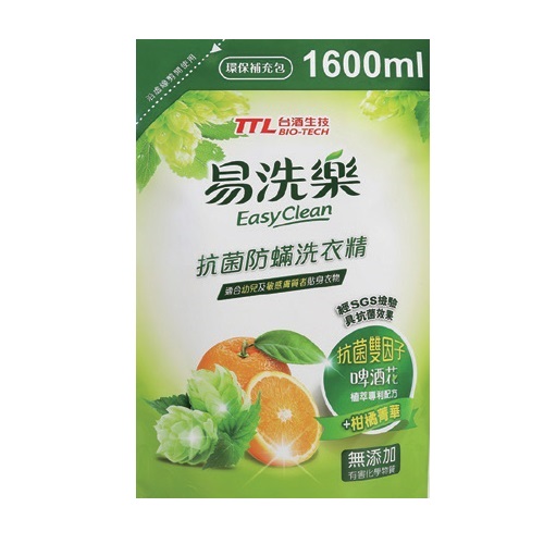 易洗樂抗菌防洗衣精補充包, , large