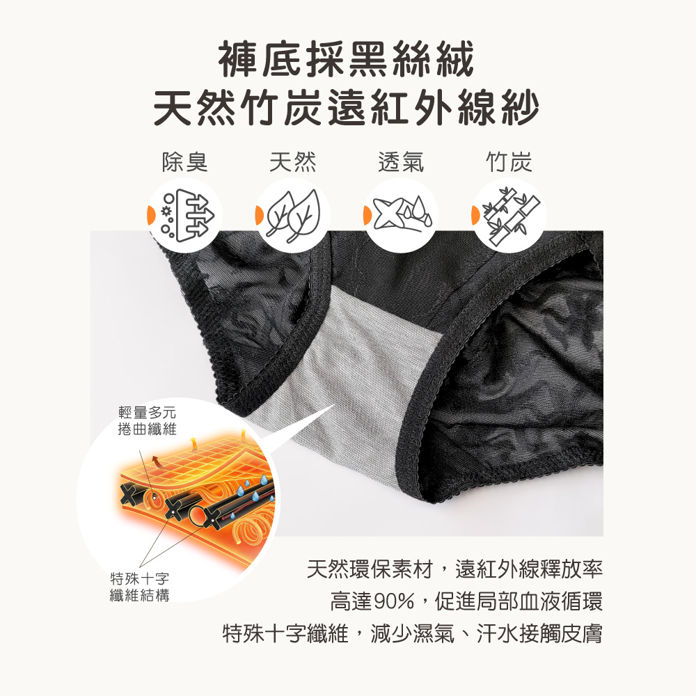 【Clany可蘭霓】台灣製高腰收腹提臀塑身褲｜竹炭抑菌x透氣網紗 2238-63 黑色, , large