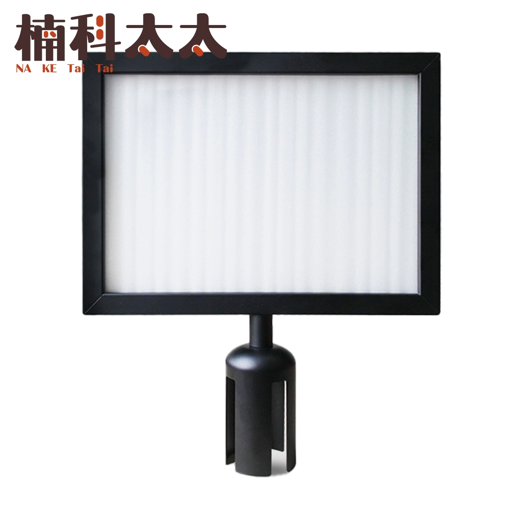 不鏽鋼紅龍柱A4橫向告示牌 618-HA4NB, , large