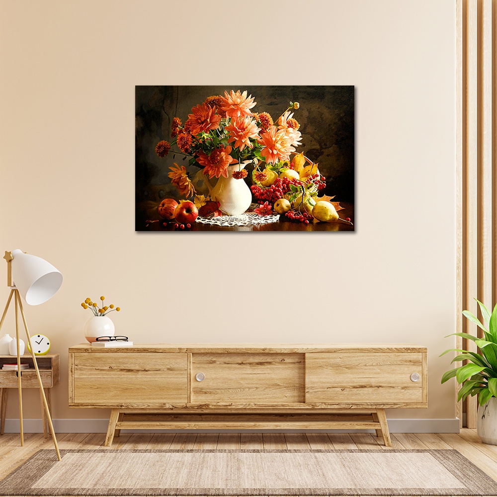 【御畫房】花開吉祥之二 國家一級畫師手繪油畫60&times;90cm(VF-20), , large
