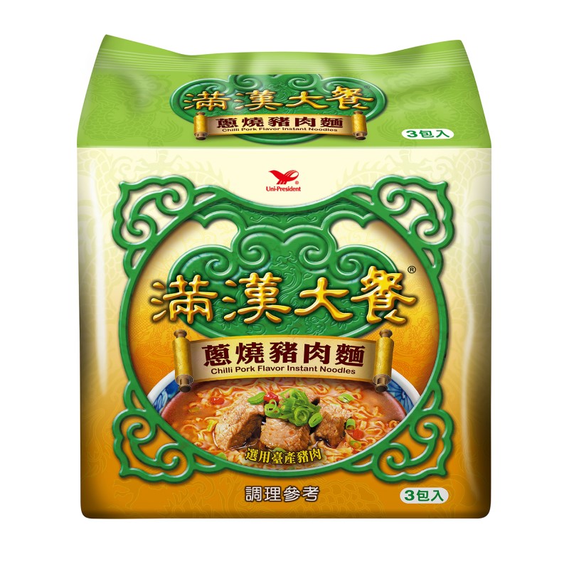 滿漢大餐蔥燒豬肉(袋) 193g, , large