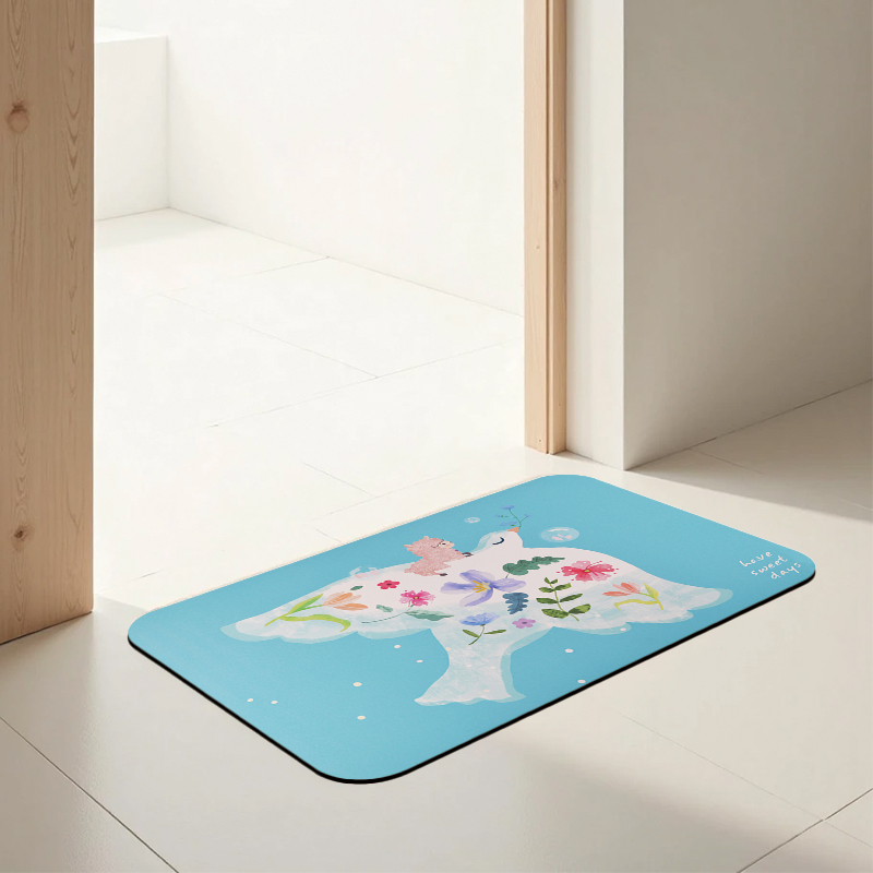 【Monster】 Soft Diatomaceous Earth Absorbent Mat &ndash; Sindy Xin Series (60x40cm) &ndash; Soaring Sweetness, , large