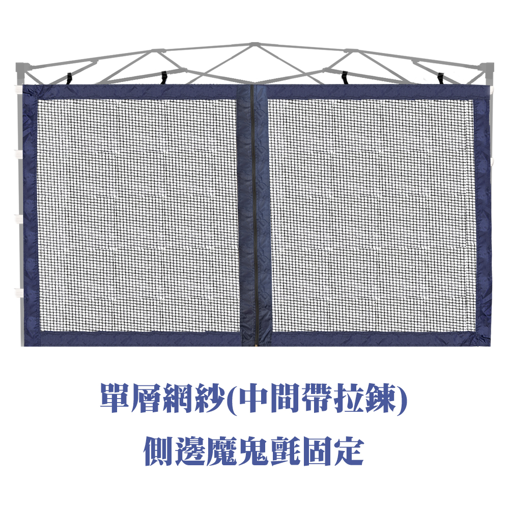 【Treewalker 萊茂】第二代銀膠客廳帳套組(網紗透氣圍布組), , large